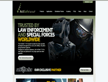 Tablet Screenshot of actsafe-tactical.com